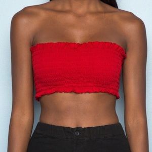 Brandy Melville red tube top